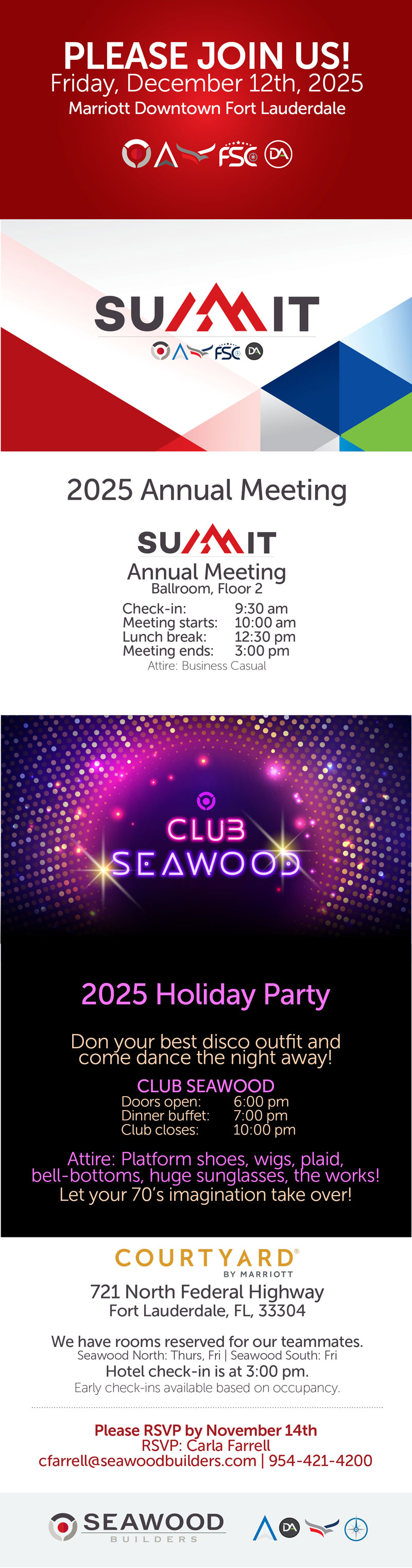 2025 seawood annual holiday invitation