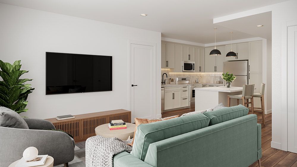 arbor house unit b2 rendering